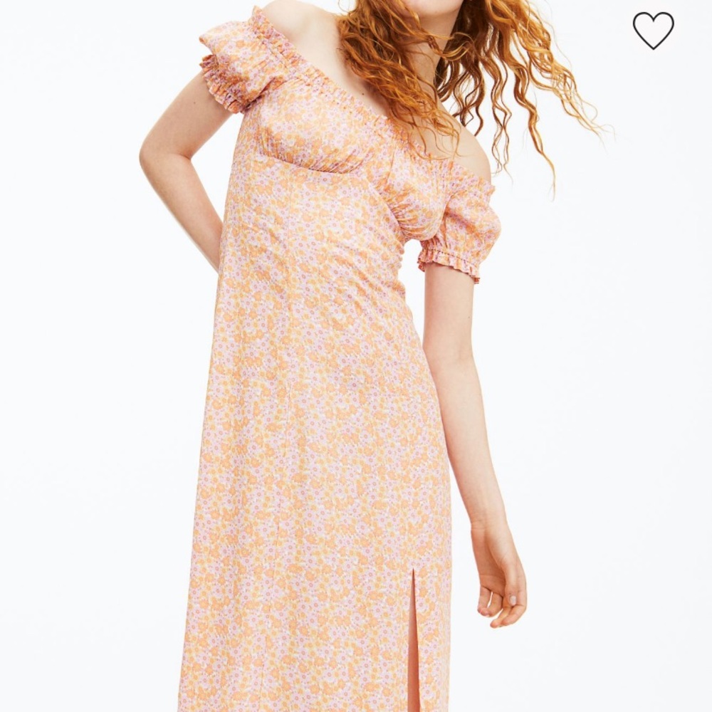 Flora Puff Sleeved Dress